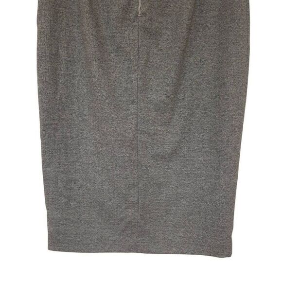 Banana Republic Women's Charcoal Gray Poly/Viscose/Spandex Knit Assymetrical Zip - Picture 8 of 10